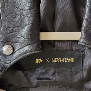 balmain x h&m collaboration